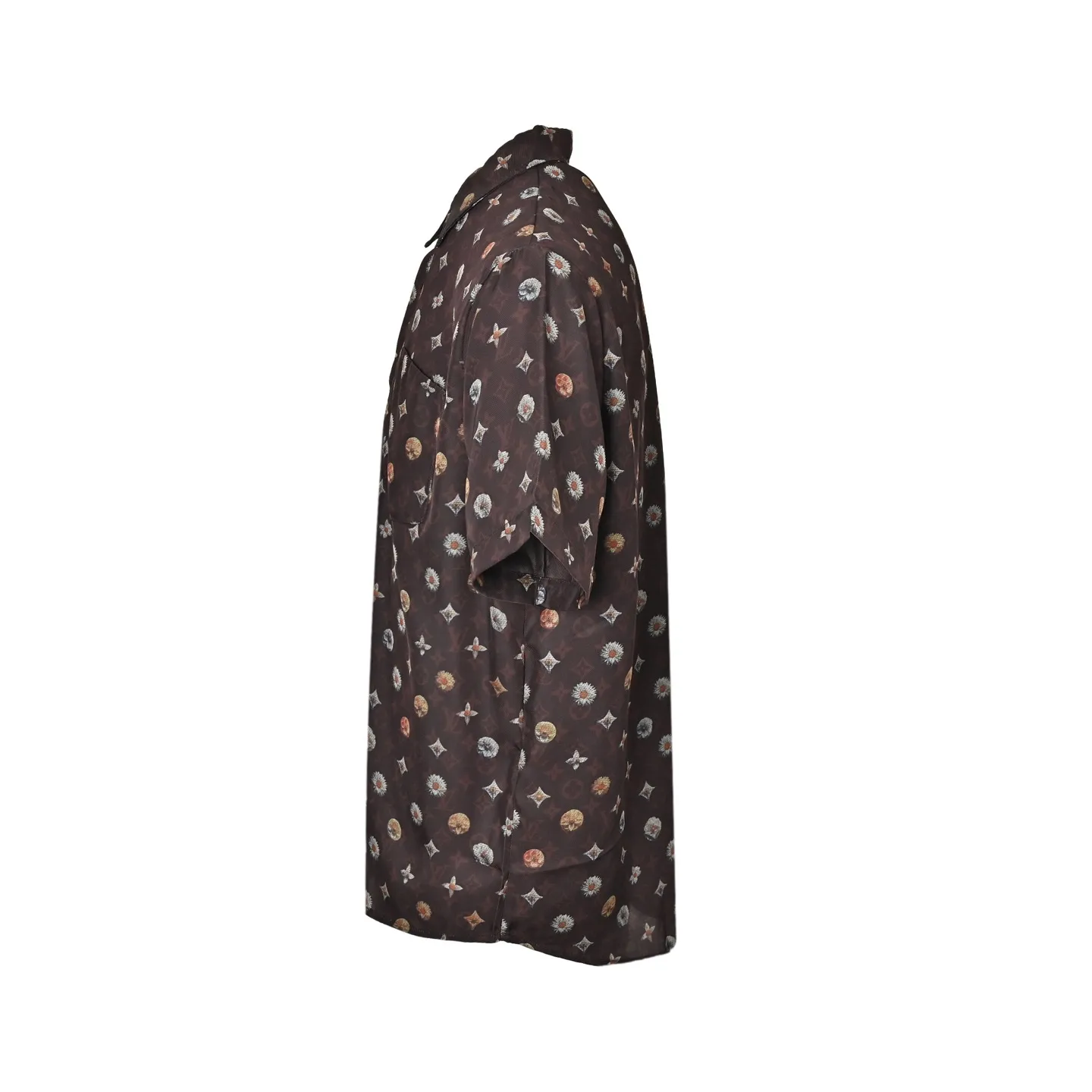 Louis Vuitton/Louis Vuitton 26ss presbyopia daisy all-print suit short-sleeved shirt
